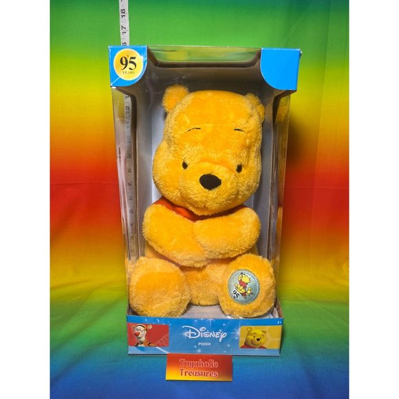 Disney | Toys | Disney Winnie The Pooh 95 Years Plush Pooh Bear | Poshmark